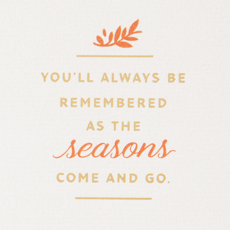 Hallmark As The Seasons Come And Go Halloween Card