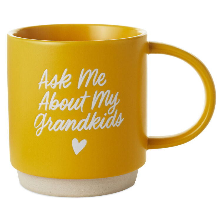 hallmark Ask Me About My Grandkids Mug 16 oz