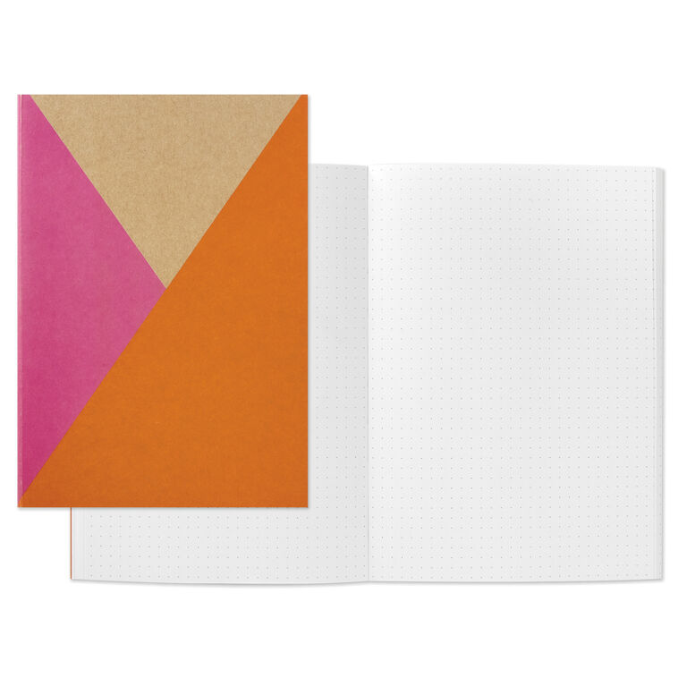 Hallmark Assorted 3-Pack Colorful Kraft Journals