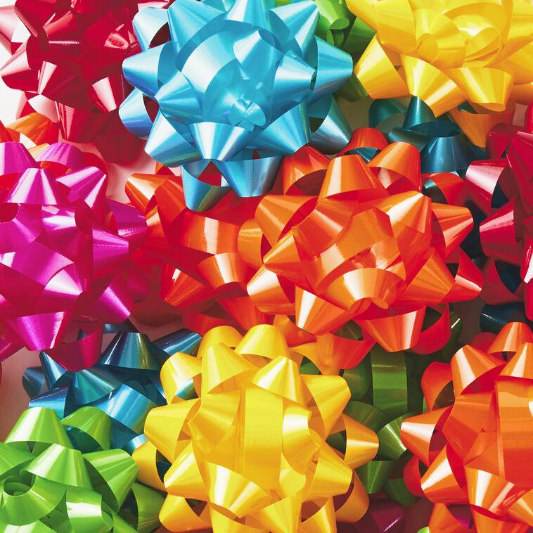 Hallmark Assorted Bright Colors 36-Pack Gift Bows