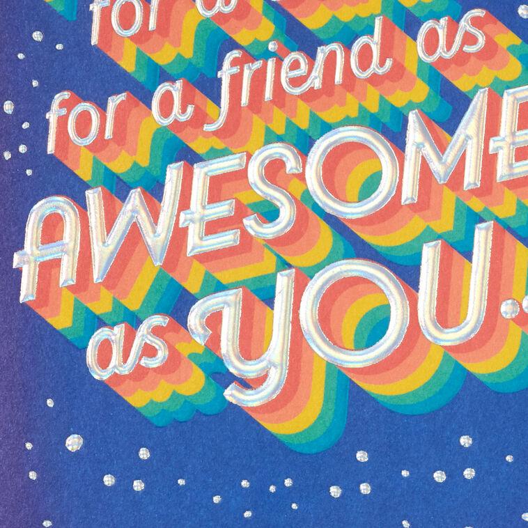 Hallmark Awesome Friend Funny Pop-Up Birthday Card