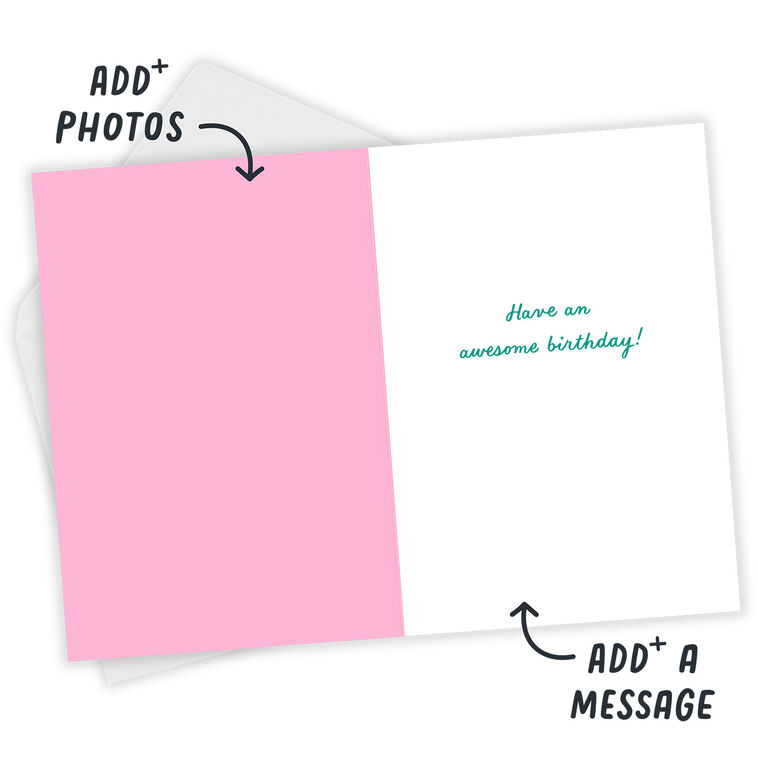 Hallmark Awesome You Heart Custom Birthday Card
