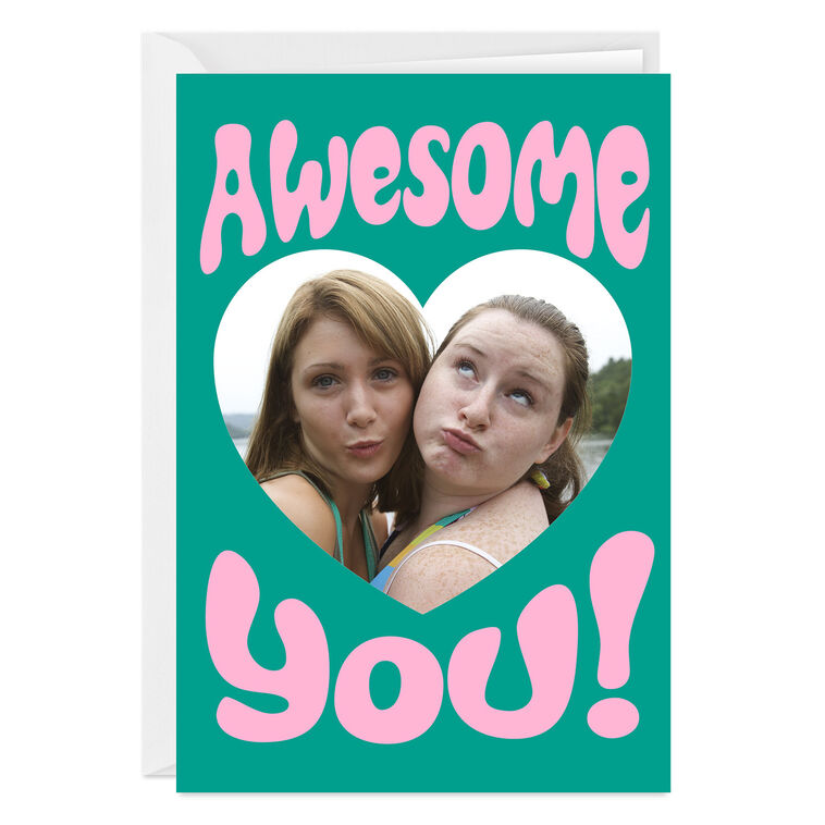 hallmark Awesome You Heart Custom Birthday Card