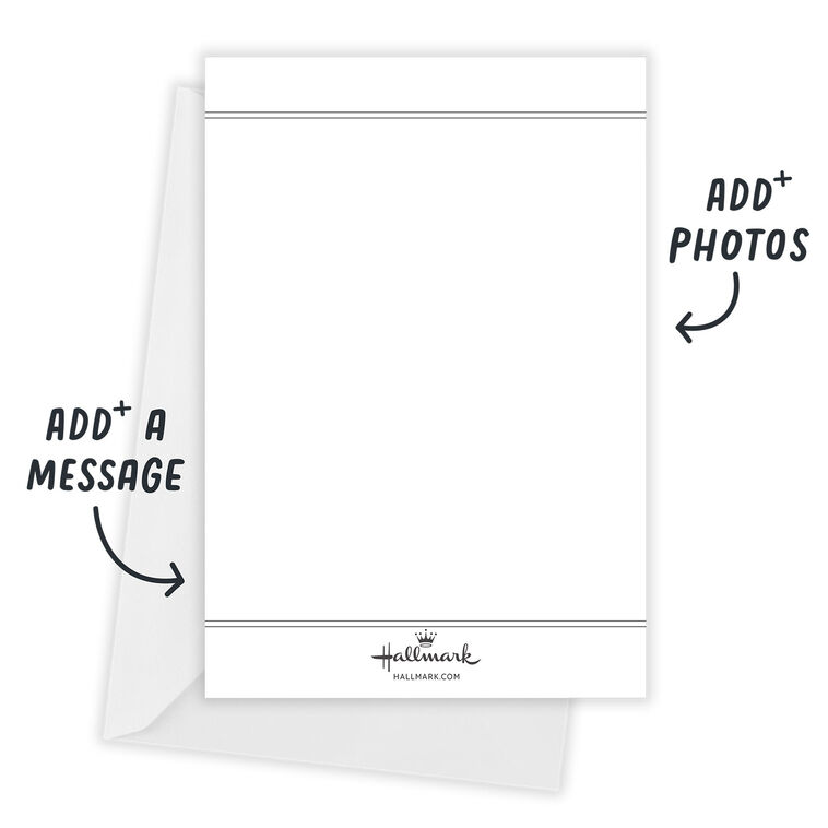 Hallmark Baby News Flat Birth Announcement