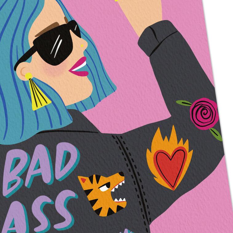 Hallmark Bad Ass Birthday Girl Birthday Card