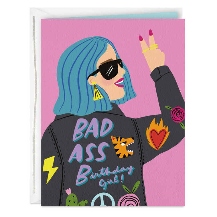 hallmark Bad Ass Birthday Girl Birthday Card