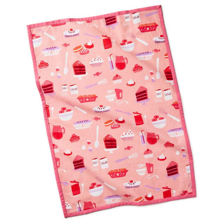 Hallmark Baking And Sweets Tea Towel 18x26