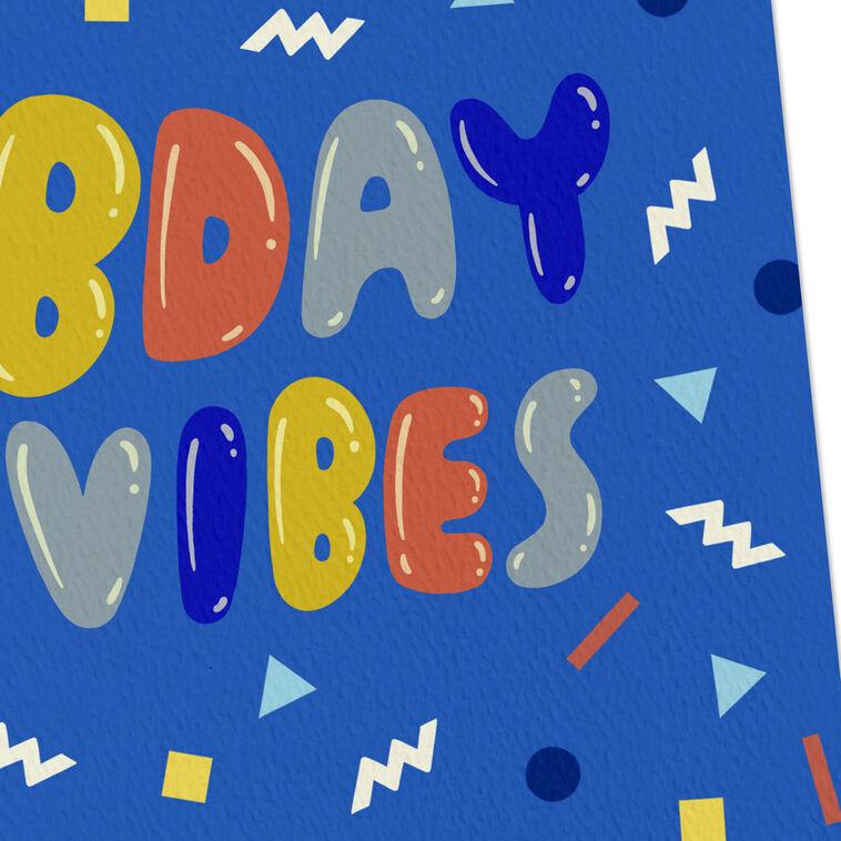 Hallmark Bday Vibes Birthday Card