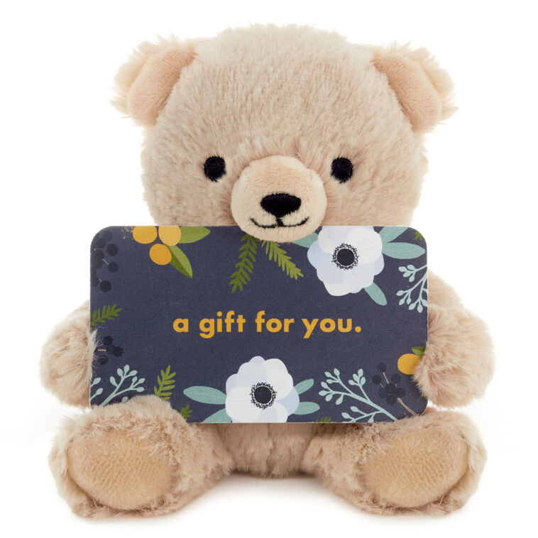 hallmark Bear Plush Gift Card Holder
