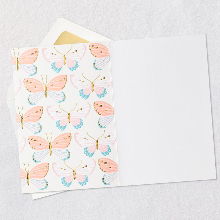 Hallmark Beautiful Butterflies Blank Card