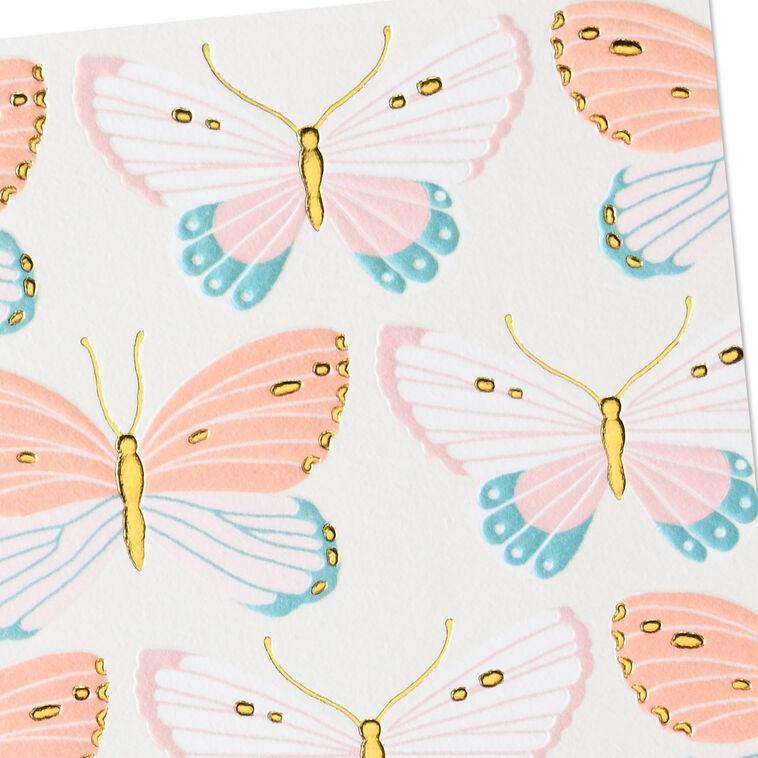 Hallmark Beautiful Butterflies Blank Card