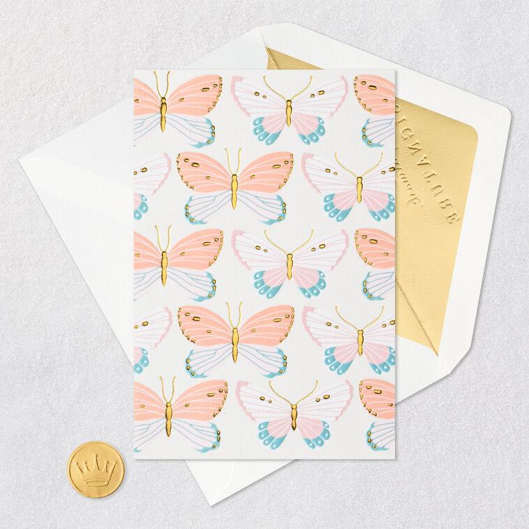 Hallmark Beautiful Butterflies Blank Card
