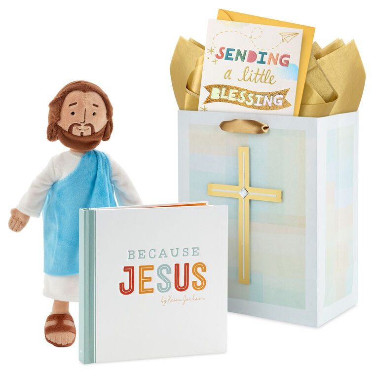 hallmark Because Jesus Kids Faith Gift Set