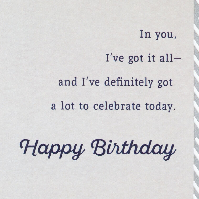 Hallmark Because Of You Birthday Card For Husband