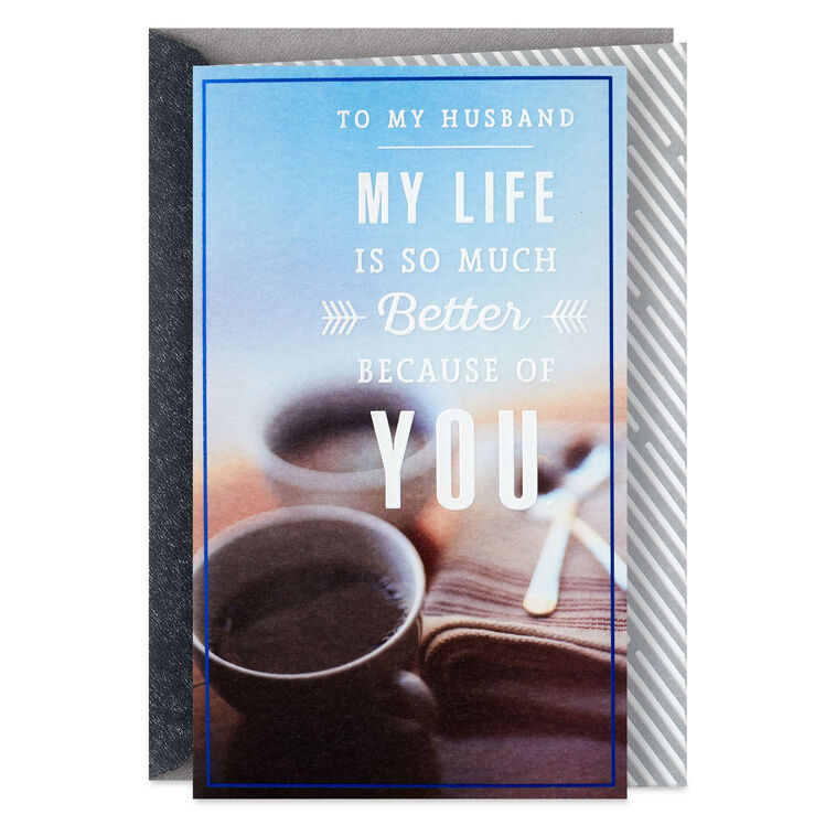 hallmark Because of You Birthday Card for Husband