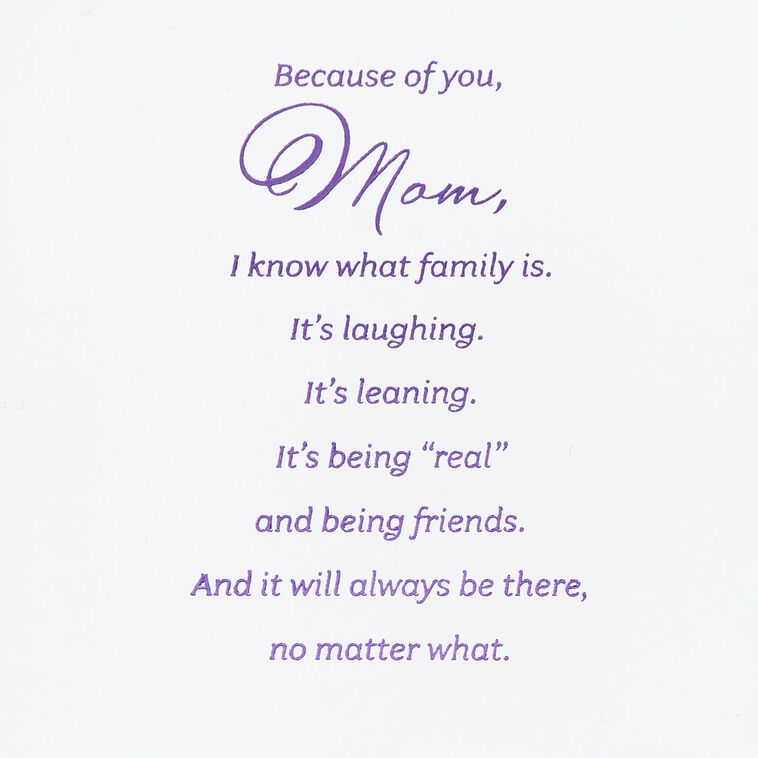 Hallmark Because Of You Birthday Card For Mom