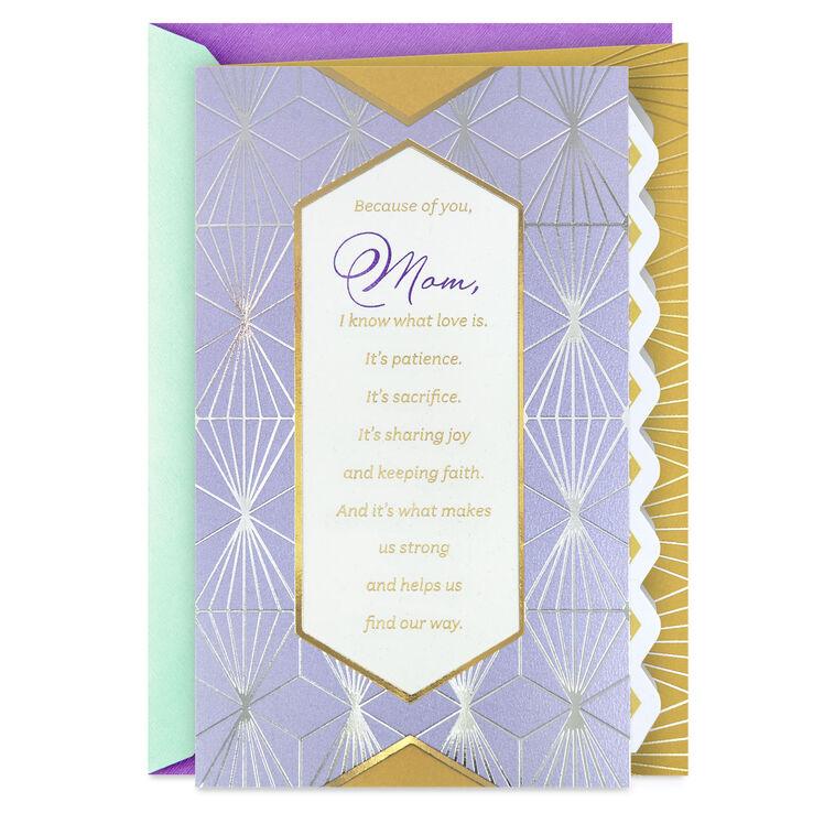 hallmark Because of You Birthday Card for Mom