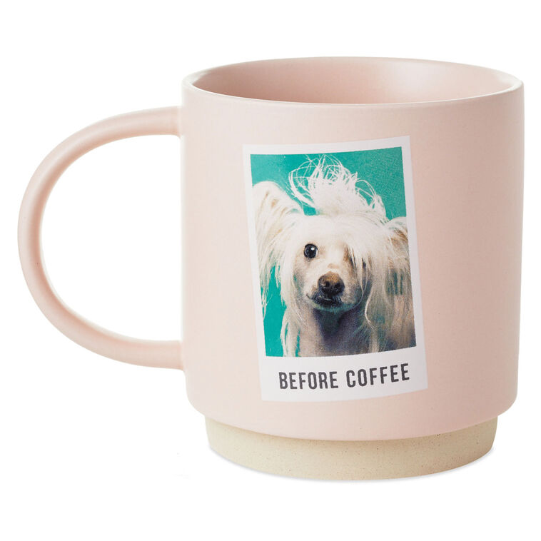 Hallmark Before And After Coffee Funny Mug 16 Oz