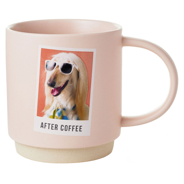 hallmark Before and After Coffee Funny Mug 16 oz