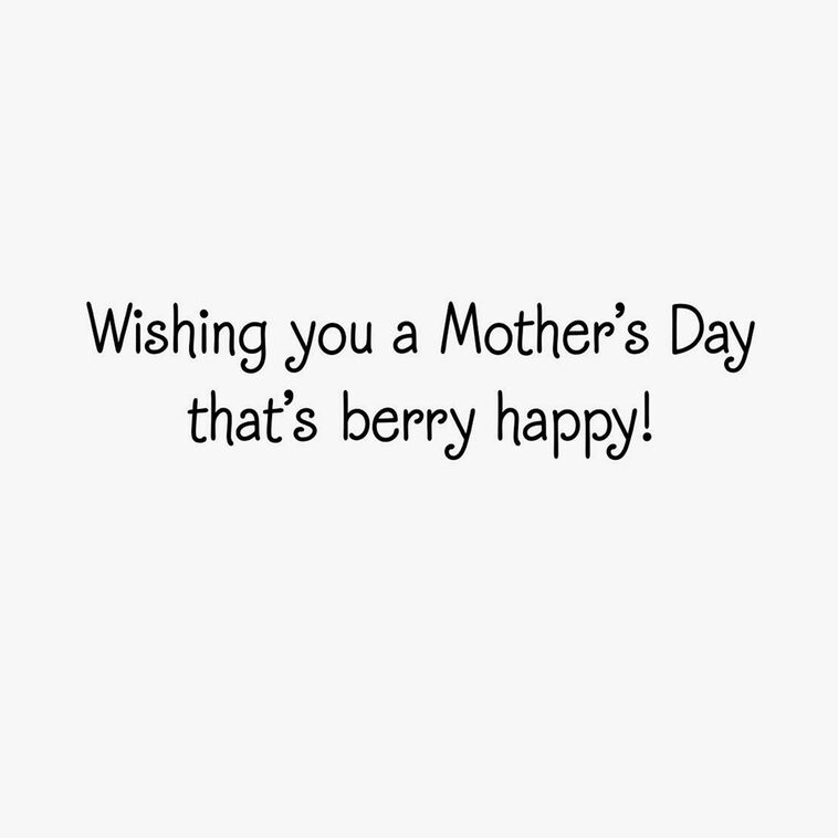 Hallmark Berry Happy Mother's Day Card