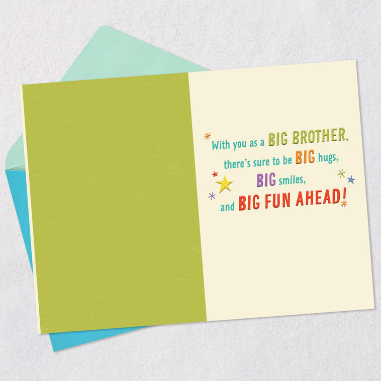 Hallmark Best Big Brother New Baby Card