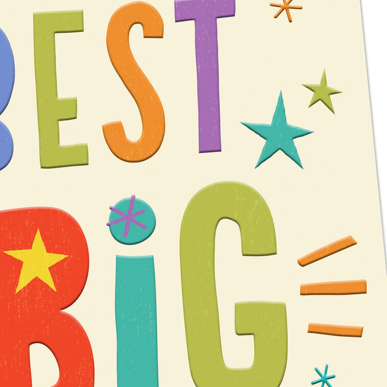 Hallmark Best Big Brother New Baby Card