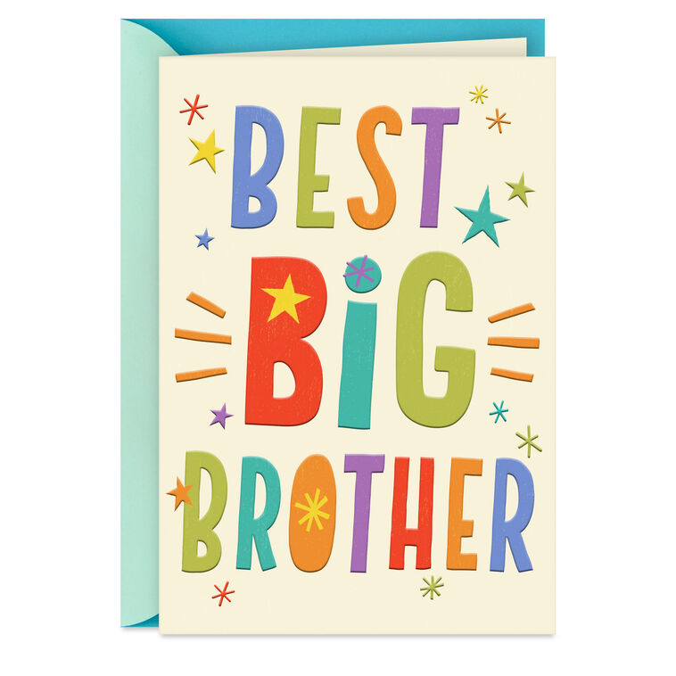 hallmark Best Big Brother New Baby Card