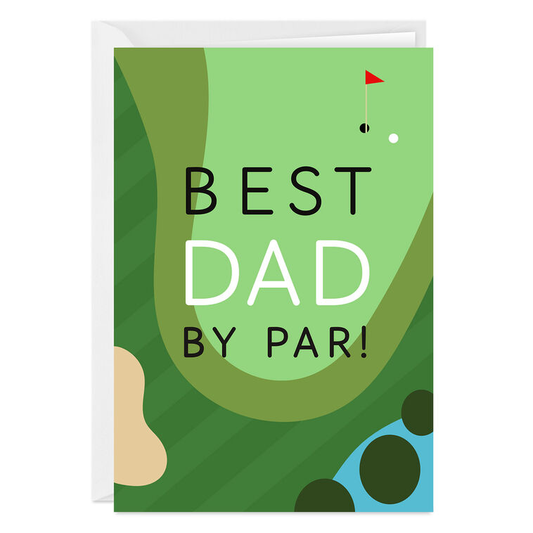 hallmark Best By Par Custom Card