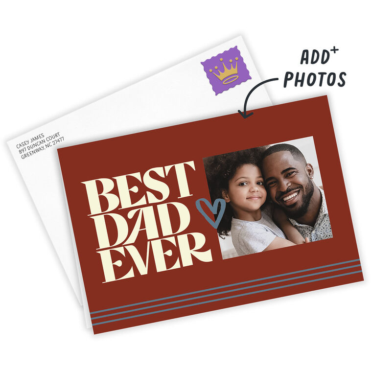 Hallmark Best Dad Ever Custom Card