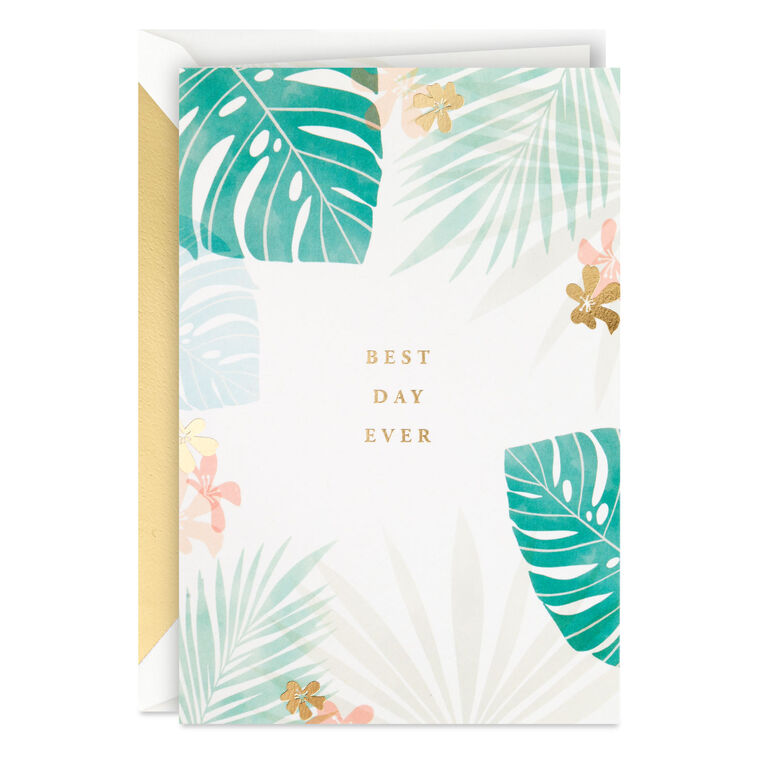 hallmark Best Day Ever Blank Card