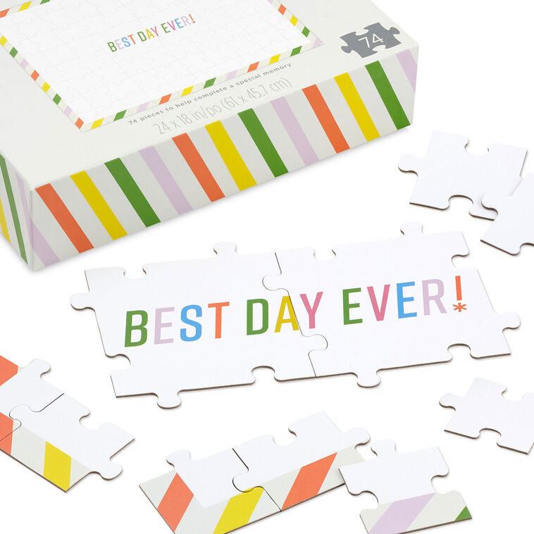 Hallmark Best Day Ever Guest Book Puzzle