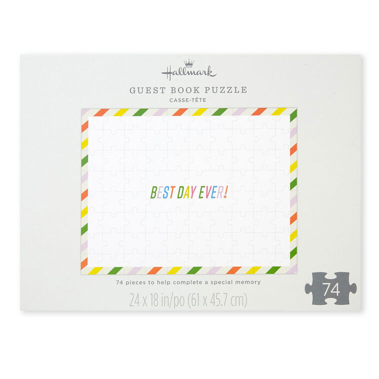 Hallmark Best Day Ever Guest Book Puzzle