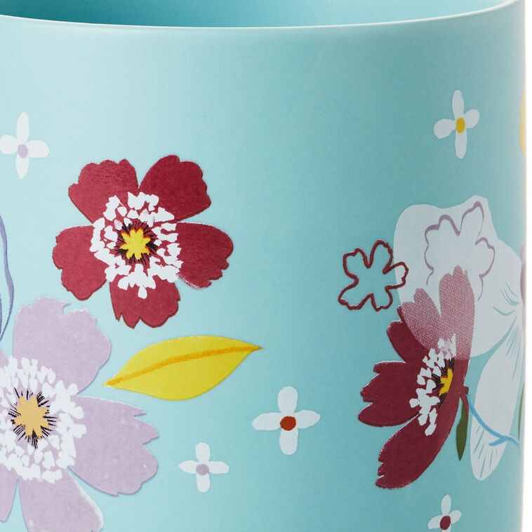 Hallmark Best Mom Ever Floral Mug 16 Oz