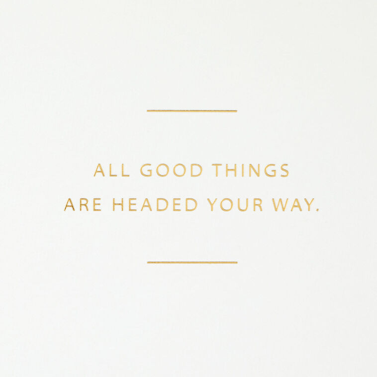 Hallmark Best Year Yet Gold Birthday Card