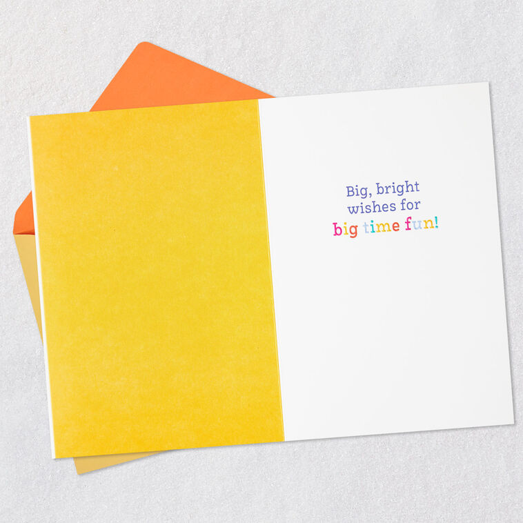 Hallmark Big Bright Wishes Birthday Card
