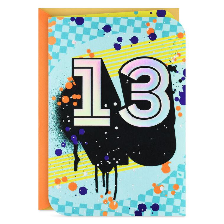 hallmark Big Deal 13th Birthday Card