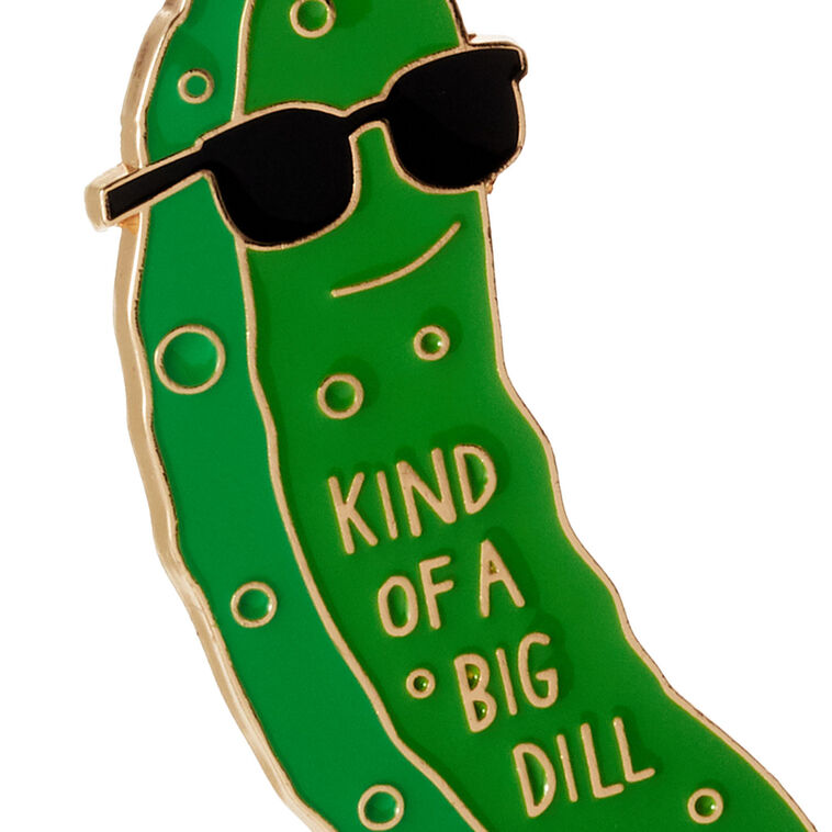 Hallmark Big Dill Pickle Charm Keychain