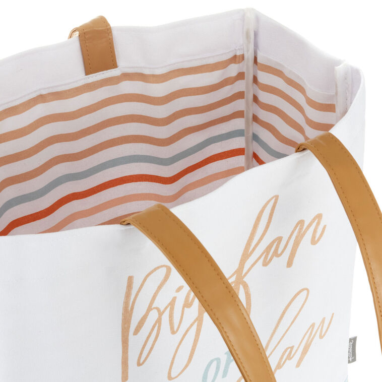 Hallmark Big Fan Of God's Plan Canvas Tote Bag