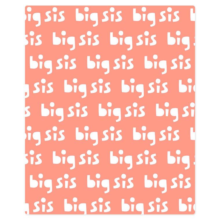 Hallmark Big Sis Fleece Blanket 50x60