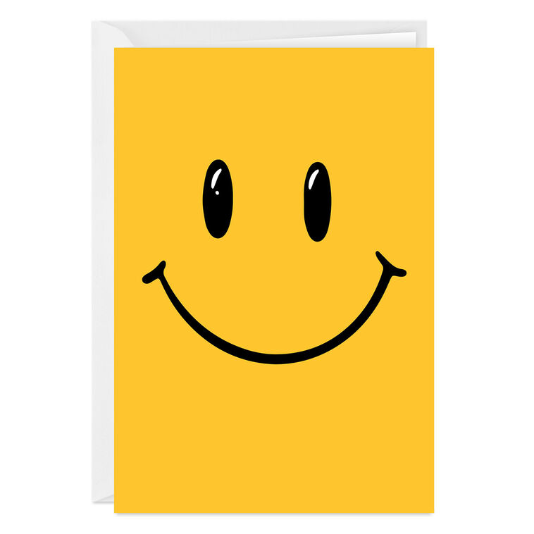 hallmark Big Smiley Face Custom Card