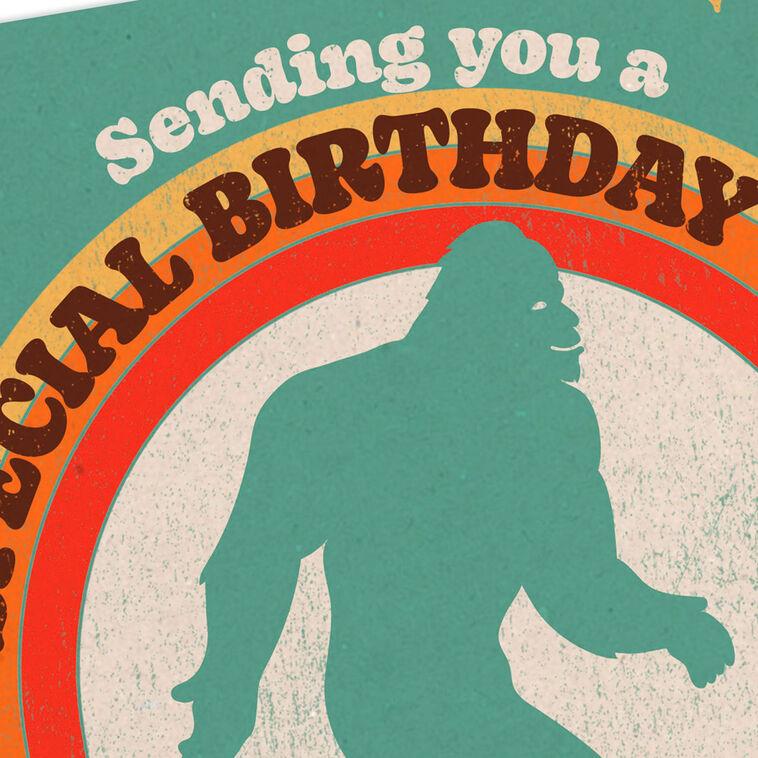 Hallmark Bigfoot Funny Musical Birthday Card