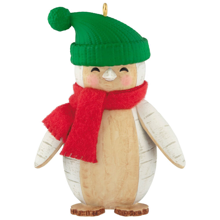 hallmark Birch Penguin Ornament