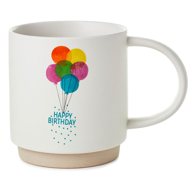 hallmark Birthday Balloons Mug 16 oz