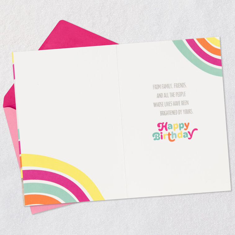 Hallmark Birthday Cake And Rainbows Birthday Card