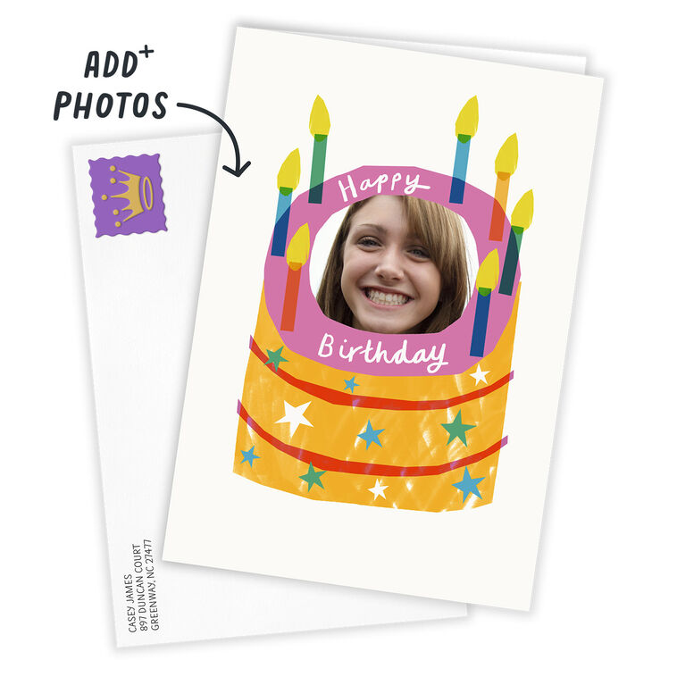 Hallmark Birthday Candles Custom Card