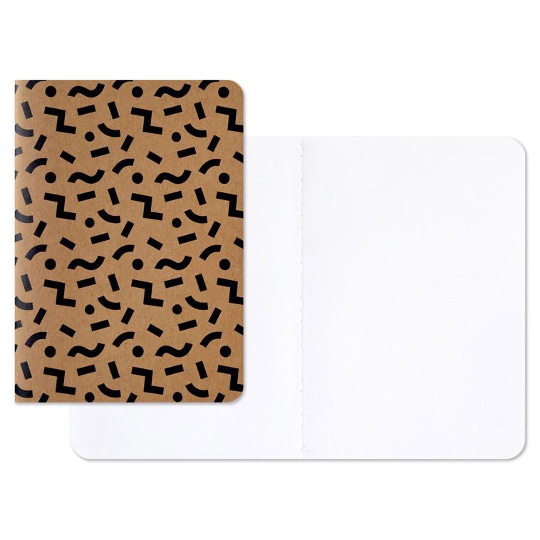 Hallmark Black And White Notebook And Memo Pad Set