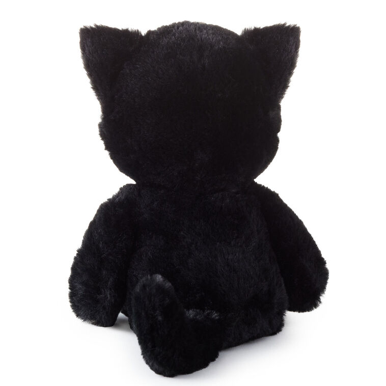 Hallmark Black Cat Halloween Plush With Sound 9.6"