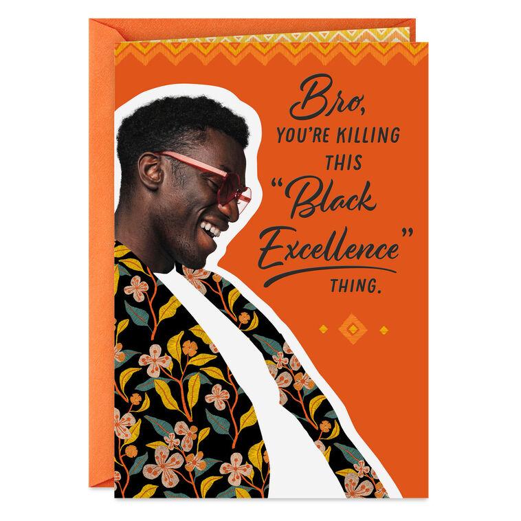 hallmark Black Excellence Birthday Card for Him