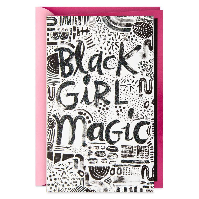 hallmark Black Girl Magic Birthday Card for Her