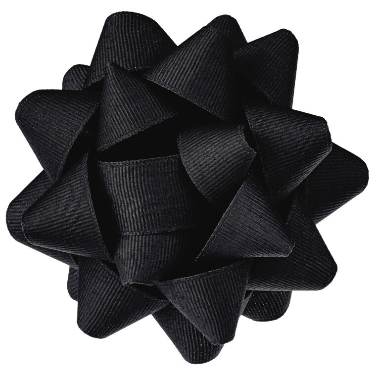 hallmark Black Grosgrain Ribbon Gift Bow 4.6"
